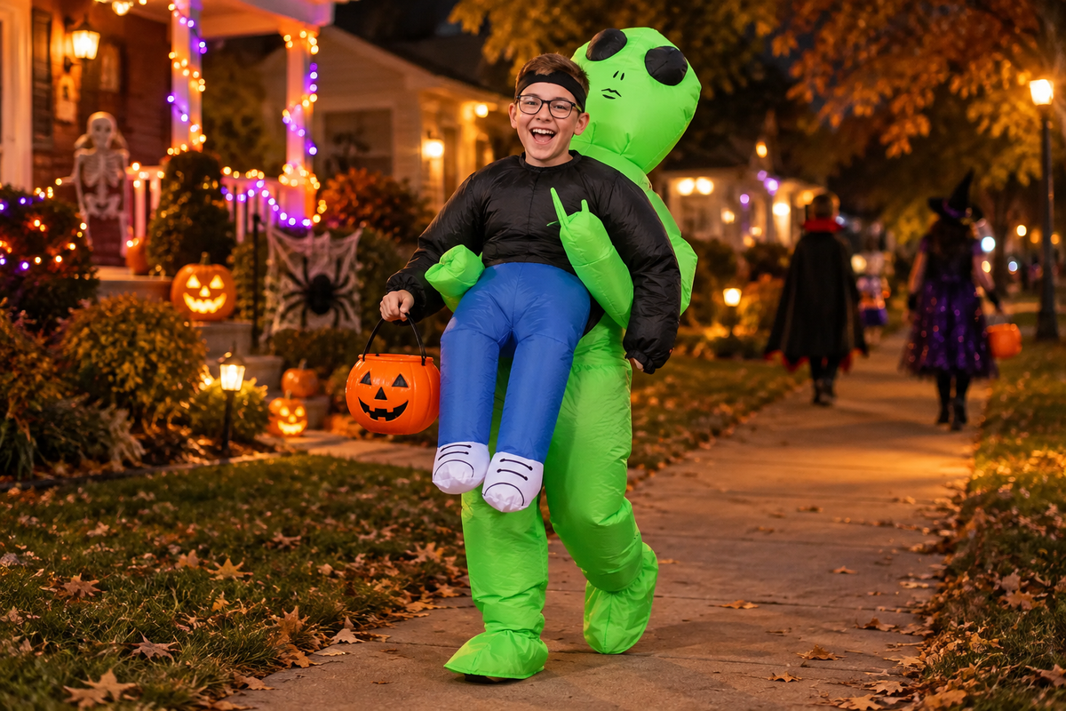 Alien Costume Kids Trick or Treat